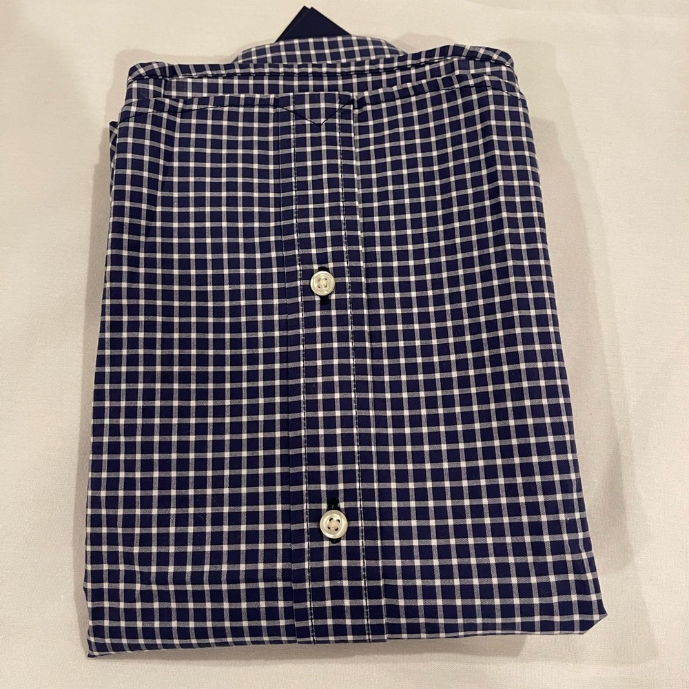 Ralph Lauren Boys Size 3/3T Long Sleeve Button Front Blue Plaid Check Shirt - Picture 8 of 8